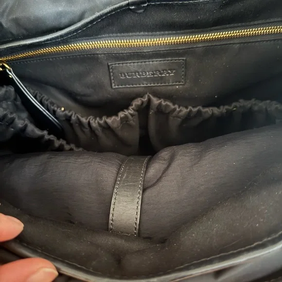 Burberry Black Quilted Baby Bag - Picture 7 of 12